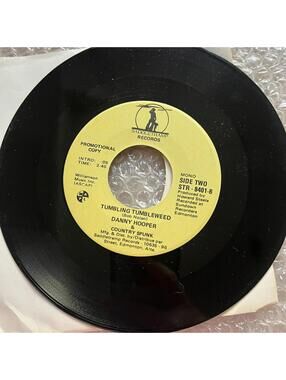 Danny Hopper & Country Spunk - Tumbling Tumbleweed 45rpm VG+ R24
